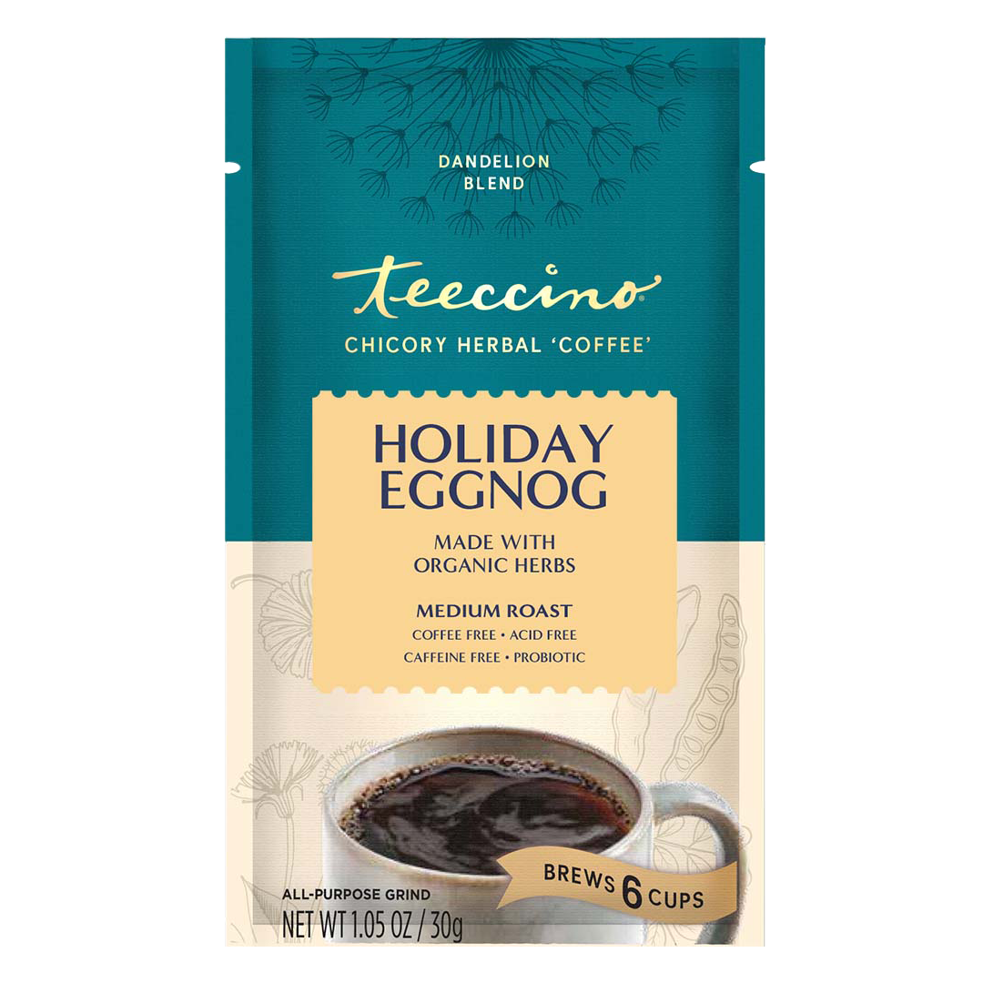 Teeccino Holiday Eggnog Herbal Coffee Teeccino