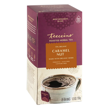Teeccino Caramel Nut Roasted Herbal Tea Teeccino