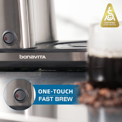 Connoisseur 8-Cup Drip Coffee Brewer One-Touch with Thermal Bonavita