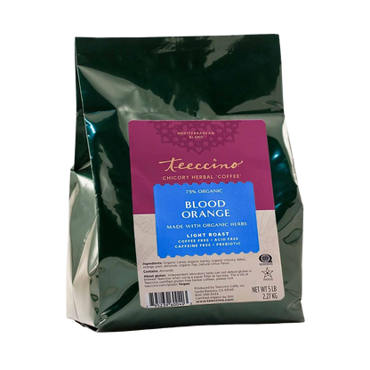 Teeccino Blood Orange Chicory Herbal Coffee Teeccino