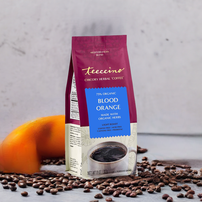 Teeccino Blood Orange Chicory Herbal Coffee Teeccino