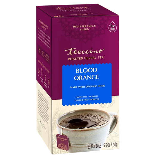 Teeccino Blood Orange Roasted Herbal Tea Teeccino