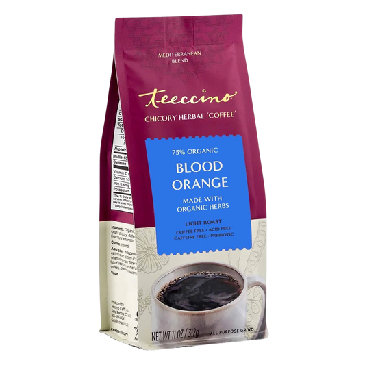 Teeccino Blood Orange Chicory Herbal Coffee Teeccino