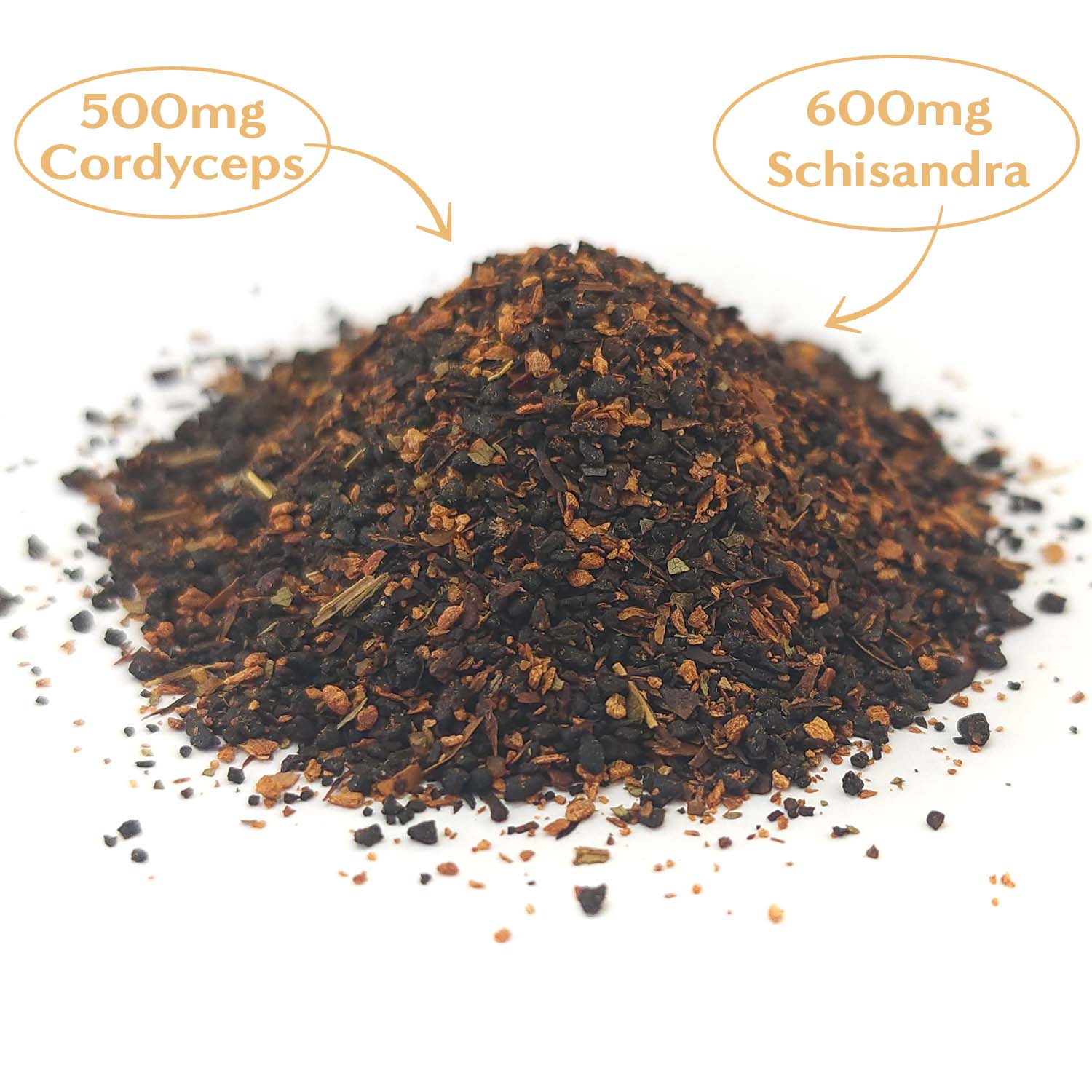 Teeccino Cordyceps Schisandra Cinnamon Berry Mushroom Herbal Coffee