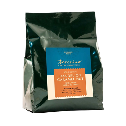 Teeccino Dandelion Caramel Nut Chicory Herbal Coffee Teeccino