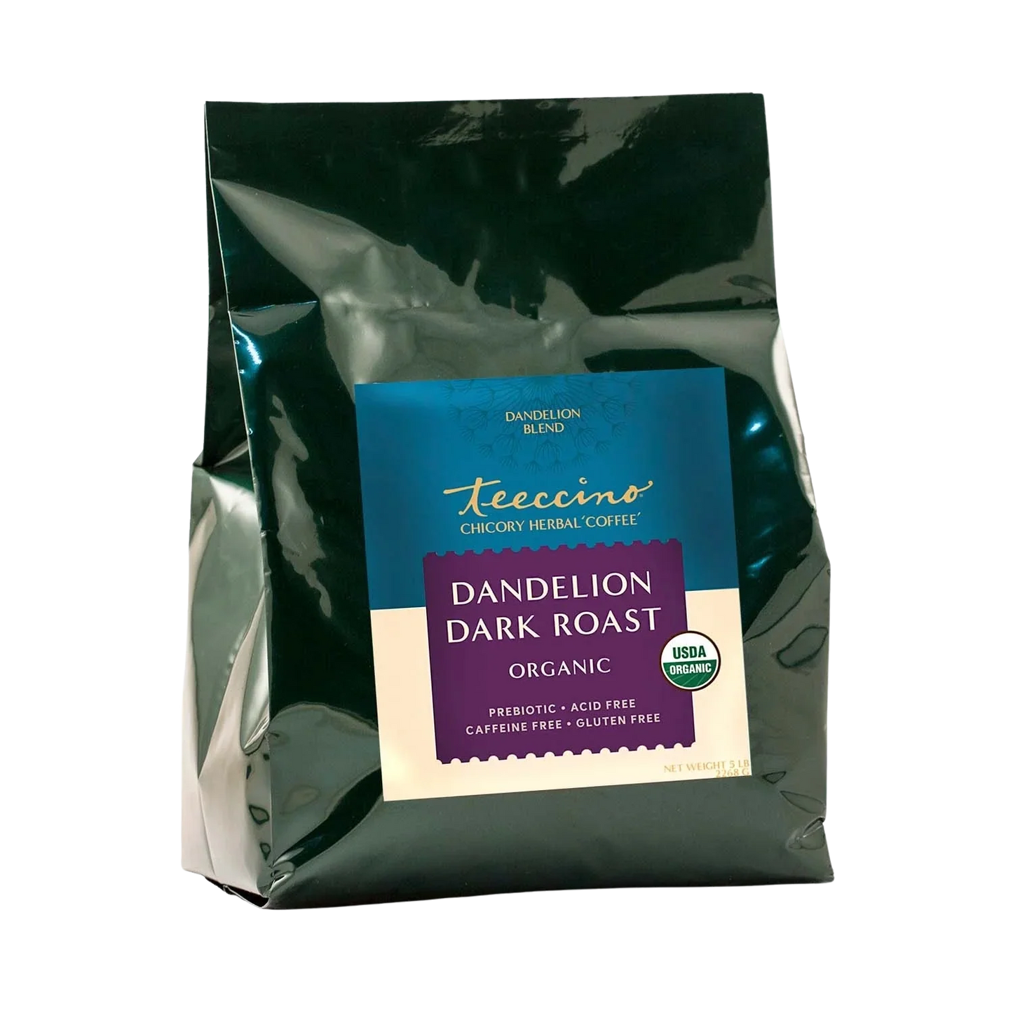 Teeccino Dandelion Dark Roast Herbal Coffee Teeccino