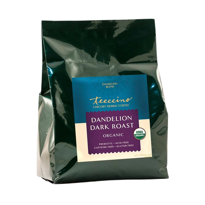 Teeccino Dandelion Dark Roast Herbal Coffee Teeccino