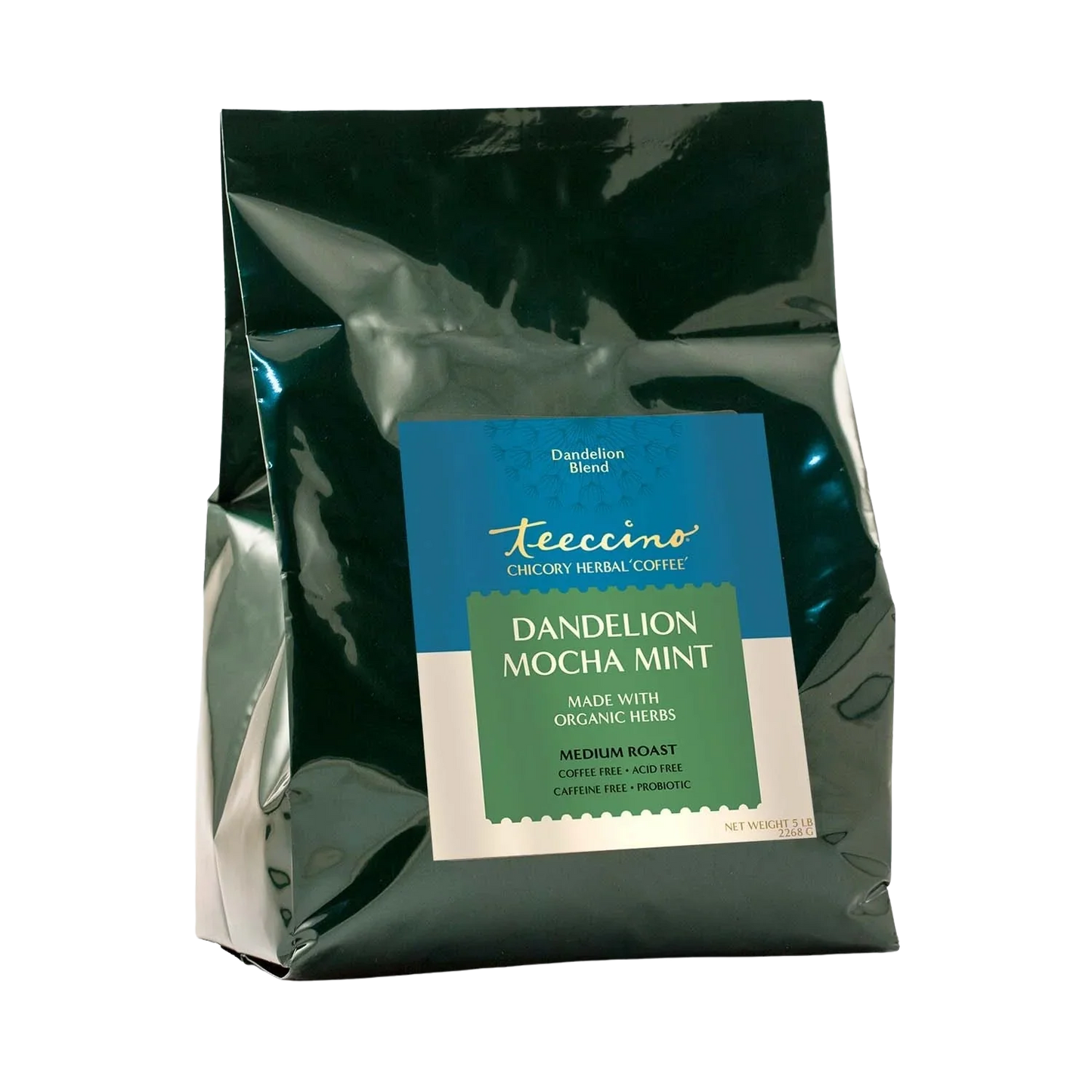 Teeccino Dandelion Mocha Mint Herbal Coffee Teeccino