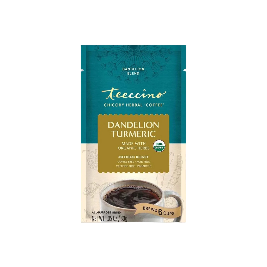 Teeccino Dandelion Turmeric Herbal Coffee