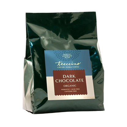 Teeccino Dark Chocolate Prebiotic SuperBoost Herbal Coffee Teeccino