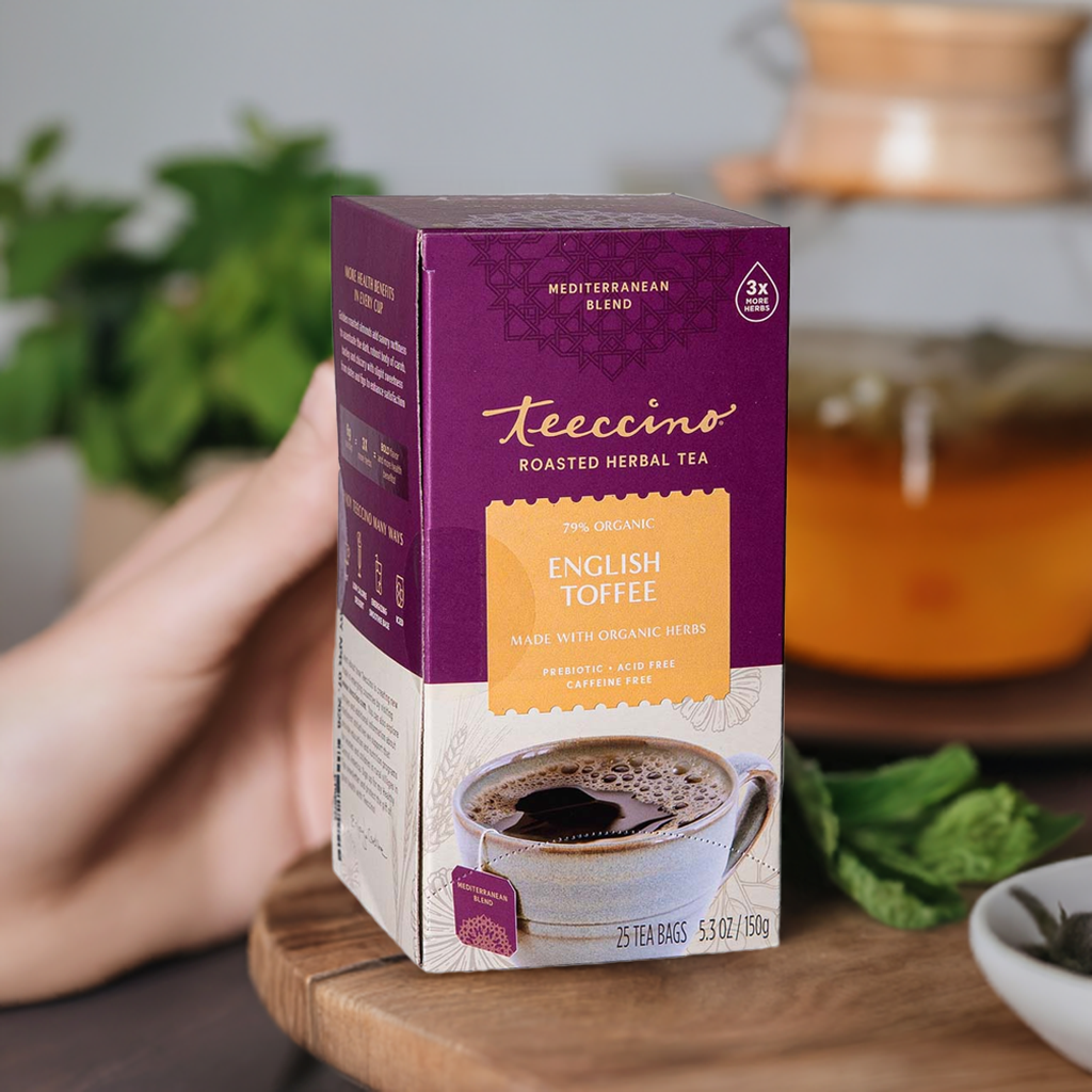 Teeccino English Toffee Herbal Tea Teeccino