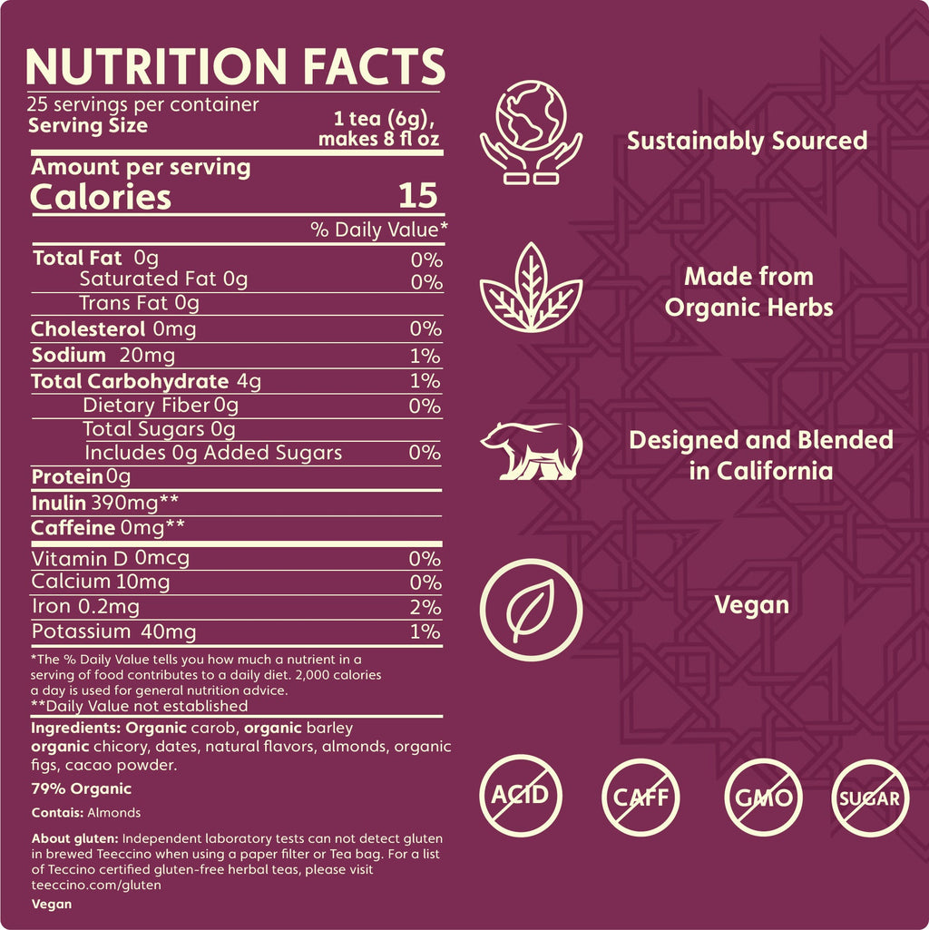 Teeccino English Toffee Herbal Tea