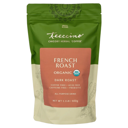 Teeccino French Roast Chicory Herbal Coffee Teeccino