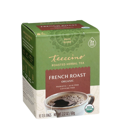 Teeccino French Roast Roasted Herbal Tea Teeccino