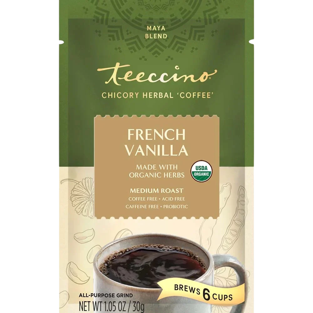 Teeccino French Vanilla Chicory Herbal Coffee Teeccino
