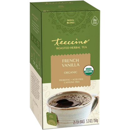 Teeccino French Vanilla Roasted Herbal Tea Teeccino