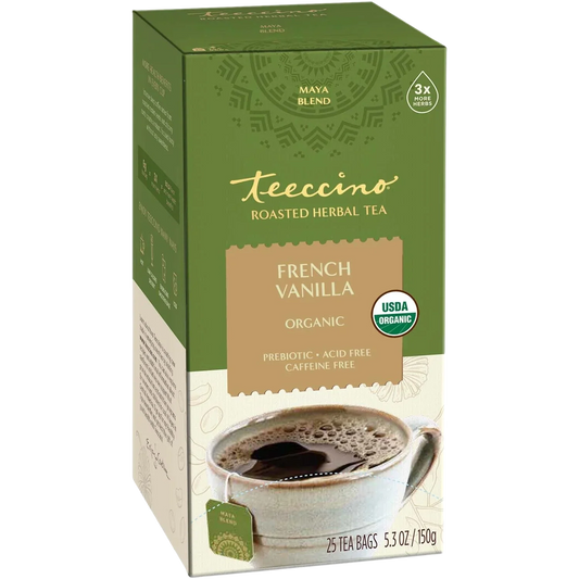 Teeccino French Vanilla Roasted Herbal Tea Teeccino