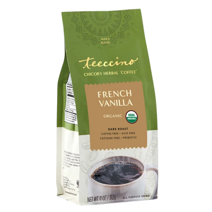 Teeccino French Vanilla Chicory Herbal Coffee Teeccino