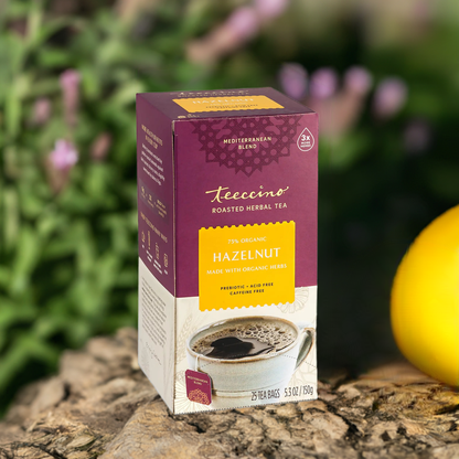 Teeccino Hazelnut Roasted Herbal Tea Teeccino