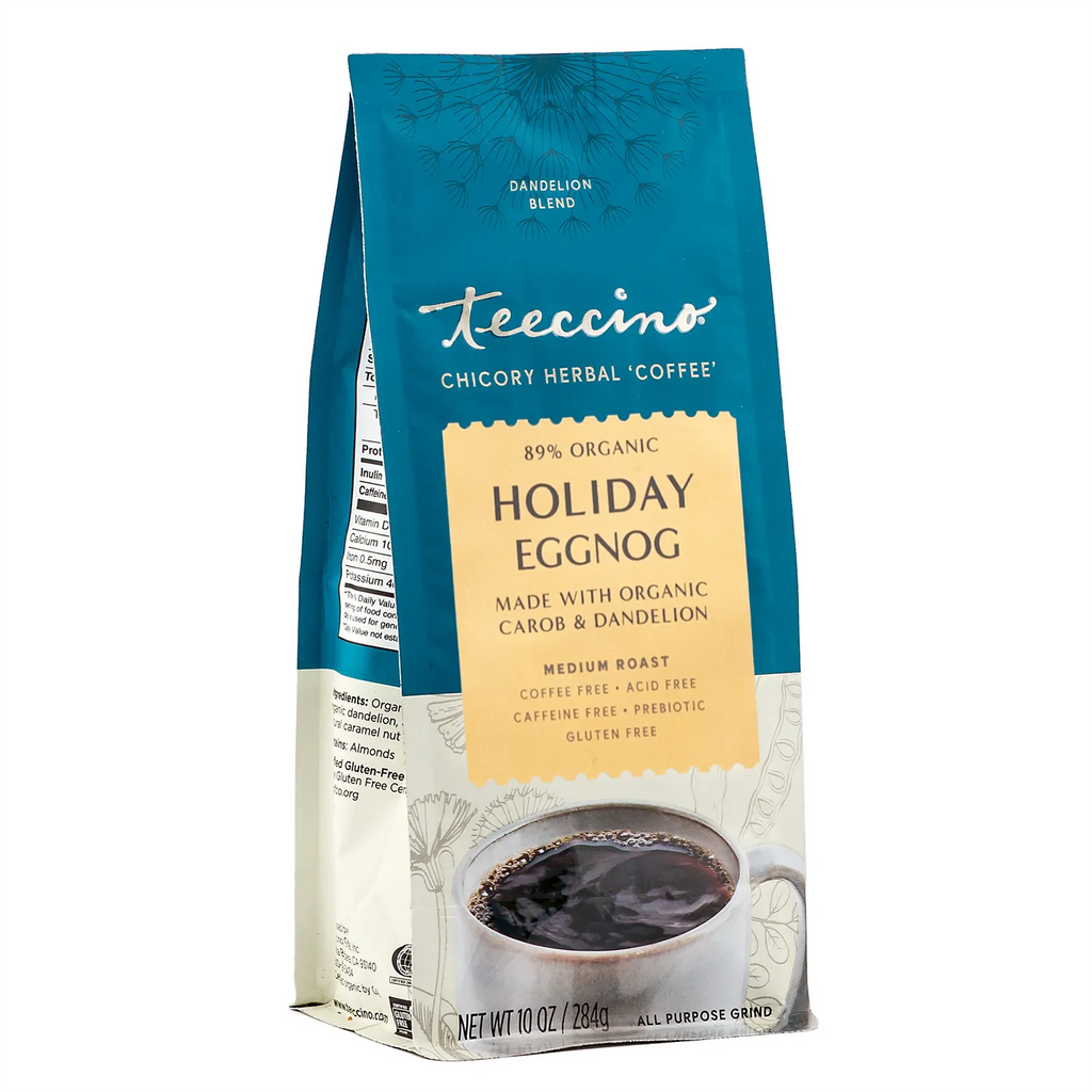 Teeccino Holiday Eggnog Herbal Coffee