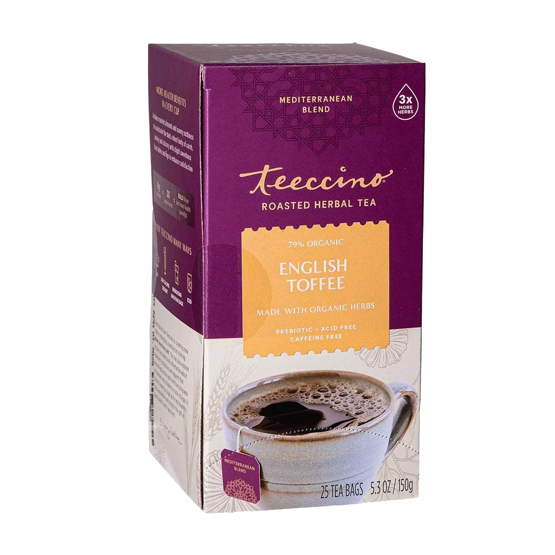Teeccino English Toffee Herbal Tea Teeccino