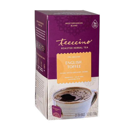 Teeccino English Toffee Herbal Tea Teeccino