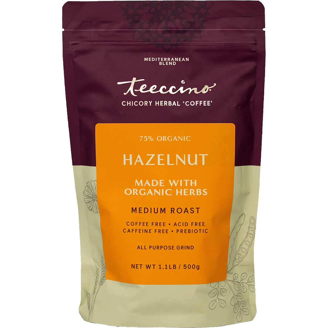 Teeccino Hazelnut Chicory Herbal Coffee Teeccino
