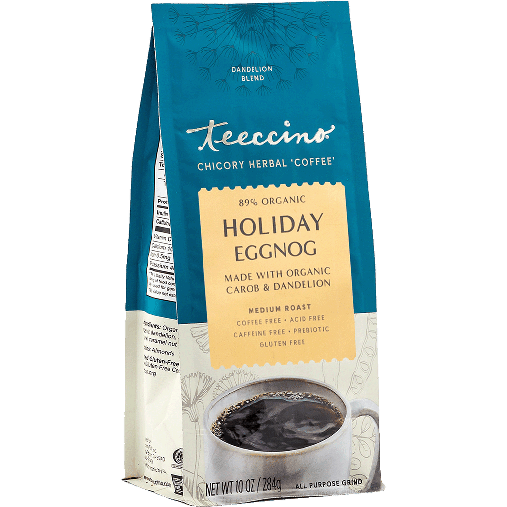 Teeccino Holiday Eggnog Herbal Coffee