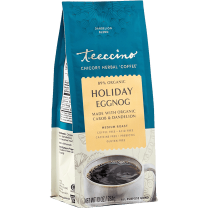 Teeccino Holiday Eggnog Herbal Coffee Teeccino