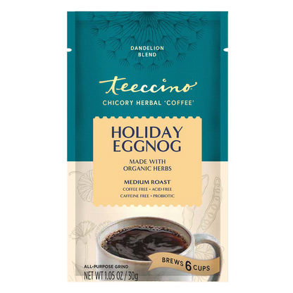 Teeccino Holiday Eggnog Herbal Coffee Teeccino