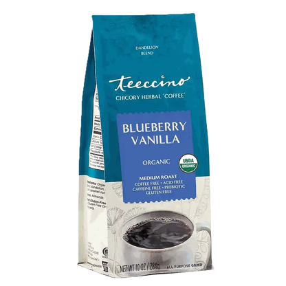 Teeccino Blueberry Vanilla Chicory Herbal Coffee Teeccino