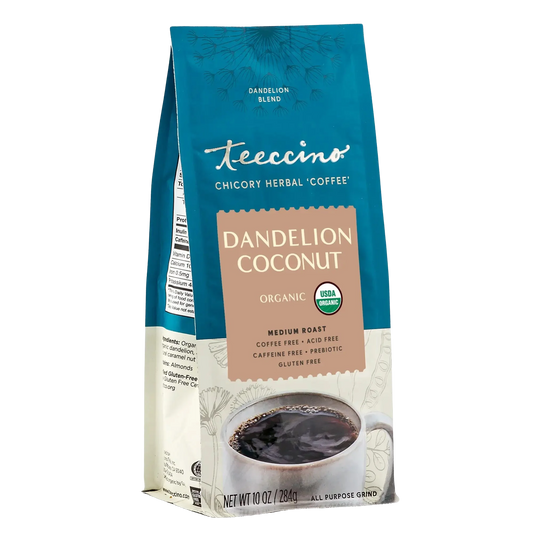 Teeccino Dandelion Coconut Herbal Coffee Teeccino