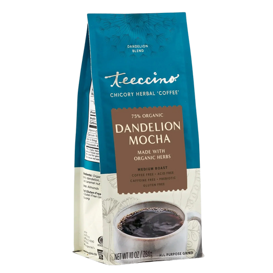 Teeccino Dandelion Mocha Herbal Coffee Teeccino
