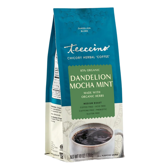 Teeccino Dandelion Mocha Mint Herbal Coffee Teeccino