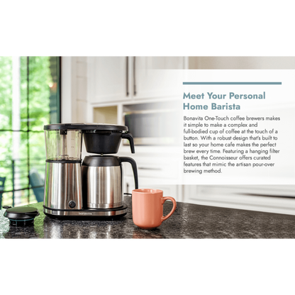 Connoisseur 8-Cup Drip Coffee Brewer One-Touch with Thermal Bonavita