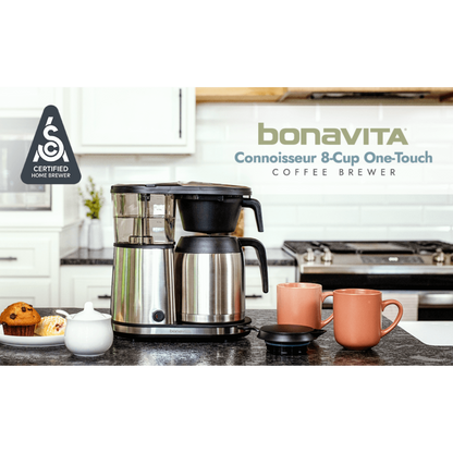 Connoisseur 8-Cup Drip Coffee Brewer One-Touch with Thermal Bonavita