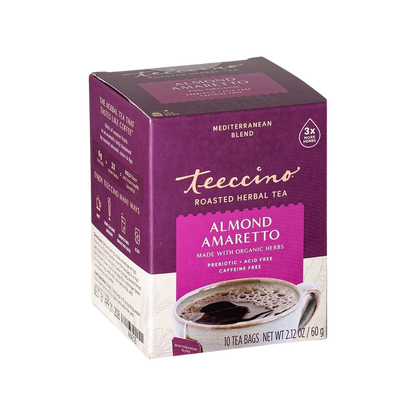 Teeccino Almond Amaretto Roasted Herbal Tea Teeccino