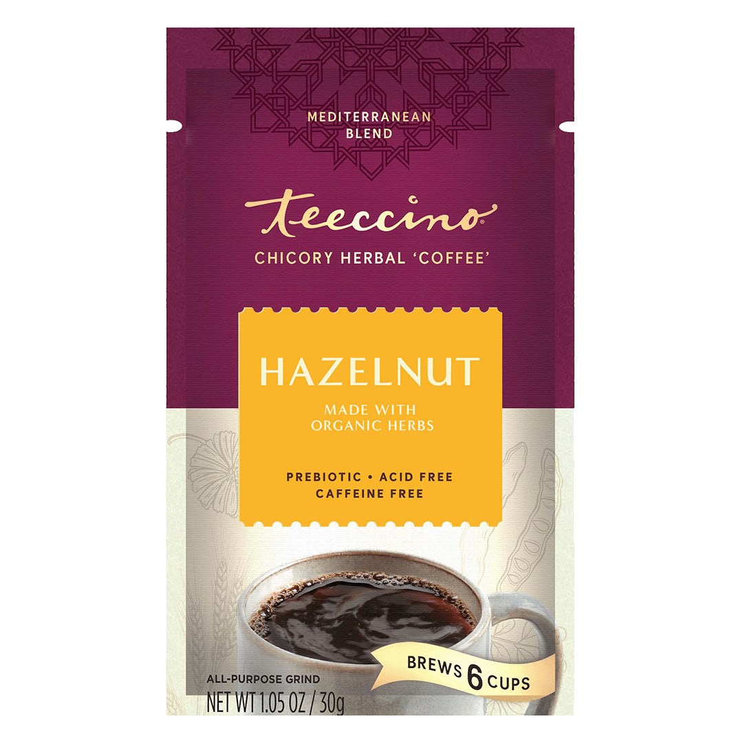 Teeccino Hazelnut Chicory Herbal Coffee Teeccino
