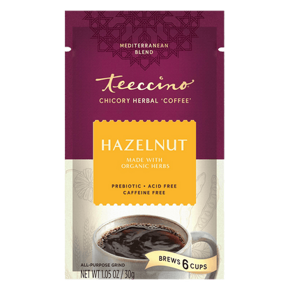 Teeccino Hazelnut Chicory Herbal Coffee Teeccino